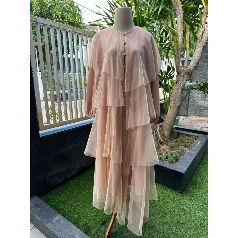 preloved hijabchic hawa tunik nude cream