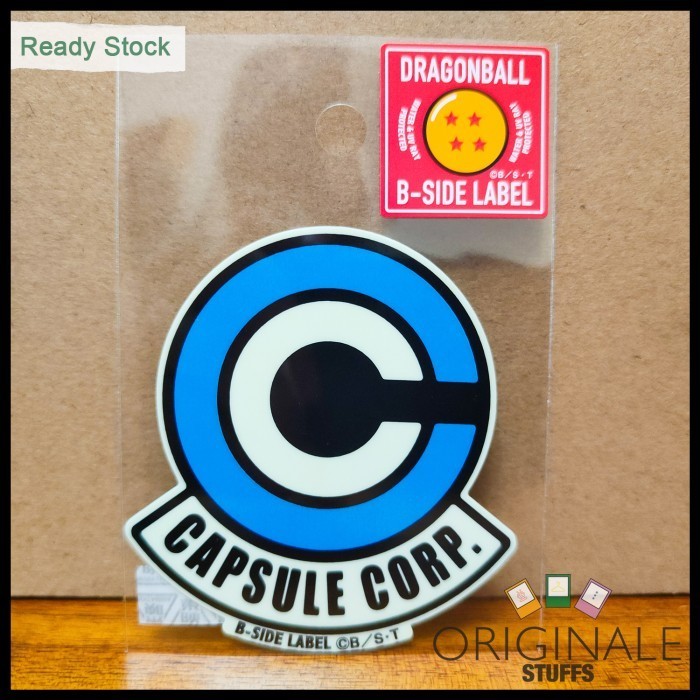 B-Side Label Dragon Ball Sticker Capsule Corp