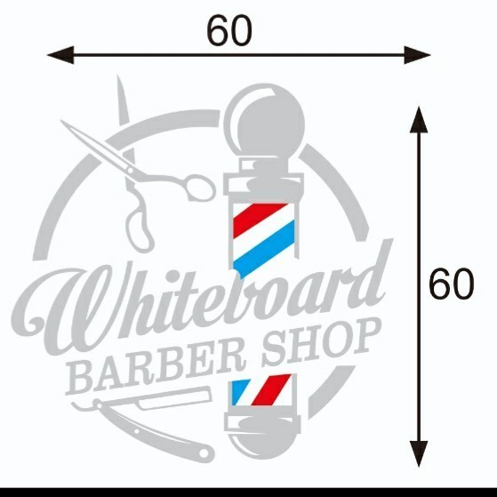 sticker cutting. barbershop