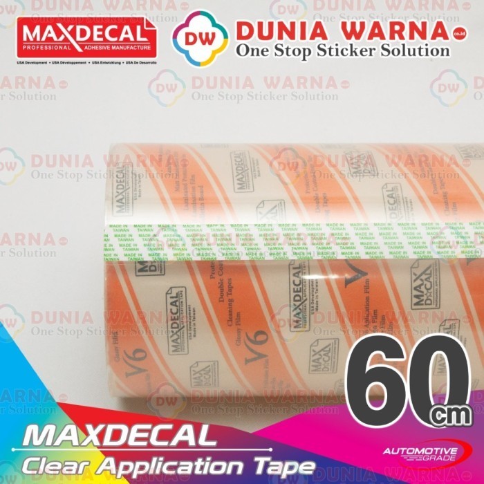 

[60CM] MAXDECAL Masking Bening Transfer Tape Laminasi Cutting Sticker