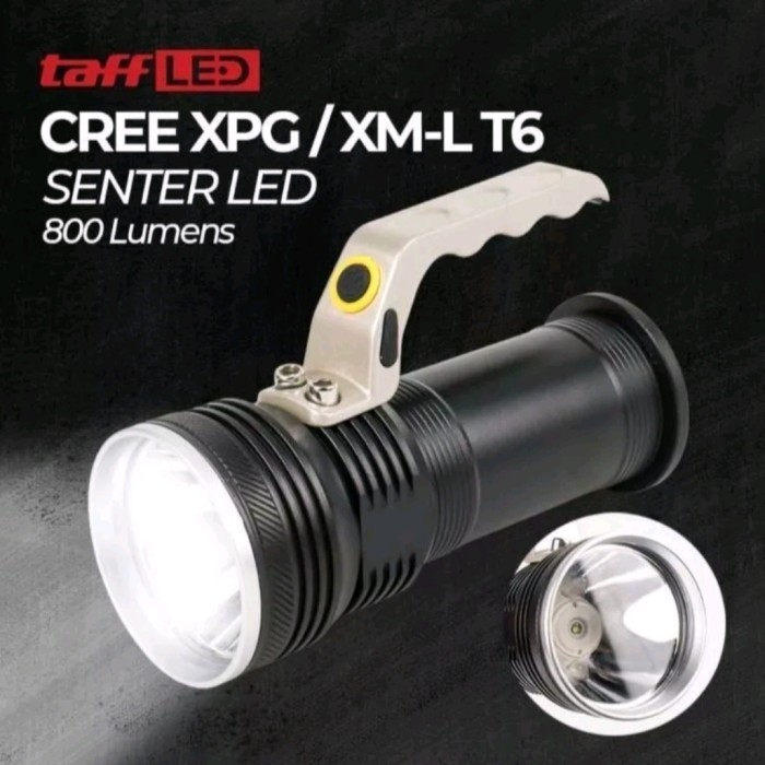 SENTER SWAT POLICE T6 2 BATERAI /SENTER POLICE T6 /SENTER POLICE CREE