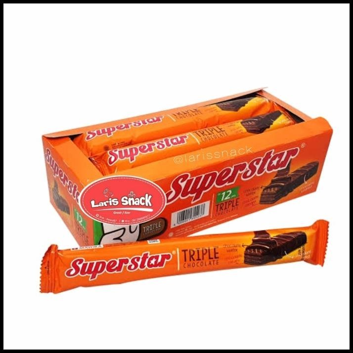 

Superstar Biskuit Coklat 18Gr (1 Pack Isi 12)