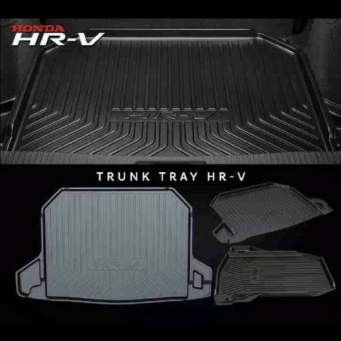 Trunk Tray / Karpet Karet Belakang Khusus Mobil Hrv