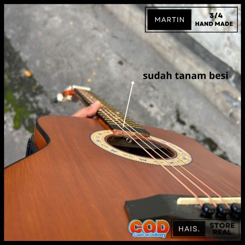 gitar 3/4 martin pemula gitar 3/4