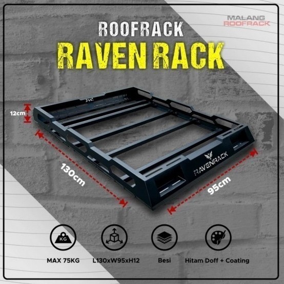 Roof Raven Rack Original Keranjang Bagasi Atas Mobil Agya Terlariss 