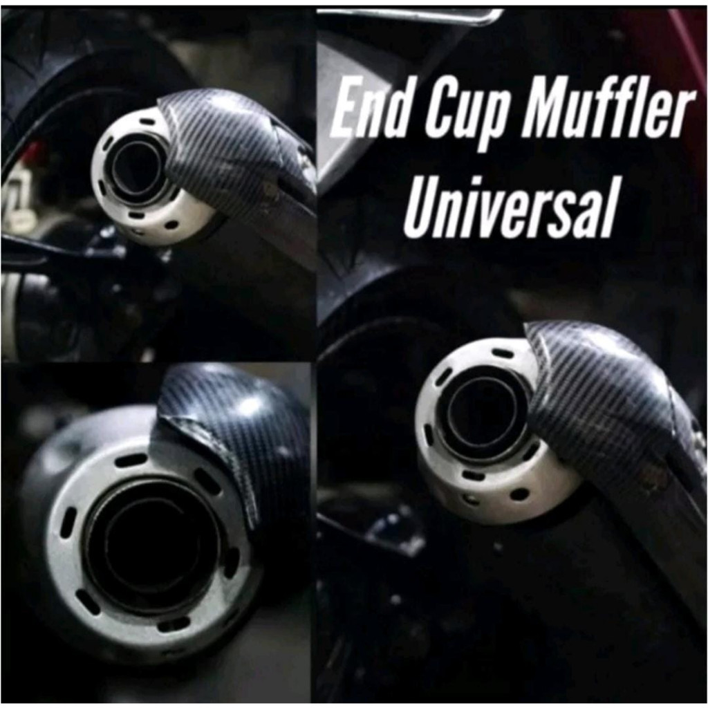 READY ORIGINAL End Muffler Corong Knalpot Universal Motor Matic Vario Scoopy Beat Dan Metic Lainnya