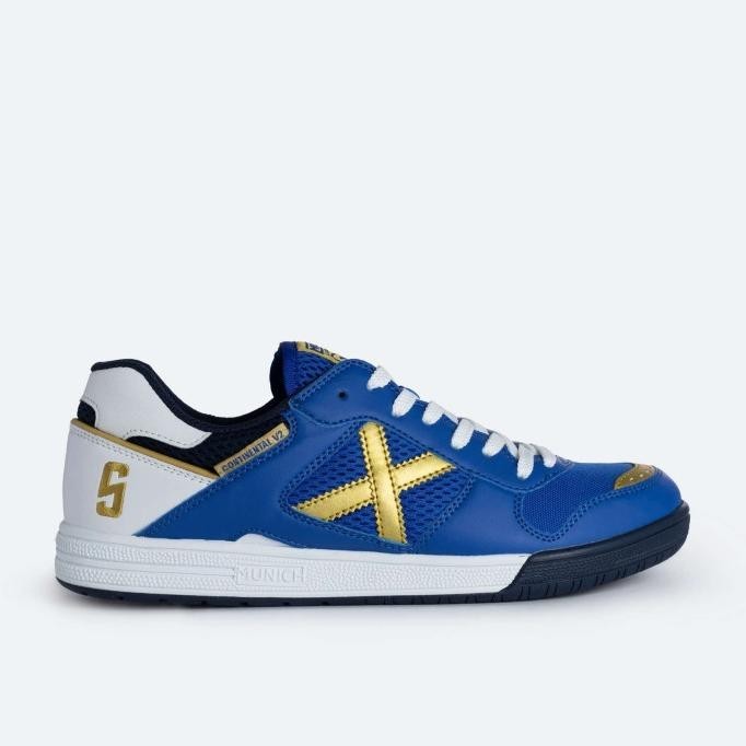 SEPATU FUTSAL X MUNICH CONTINENTAL V2 45 - BLUE WHITE