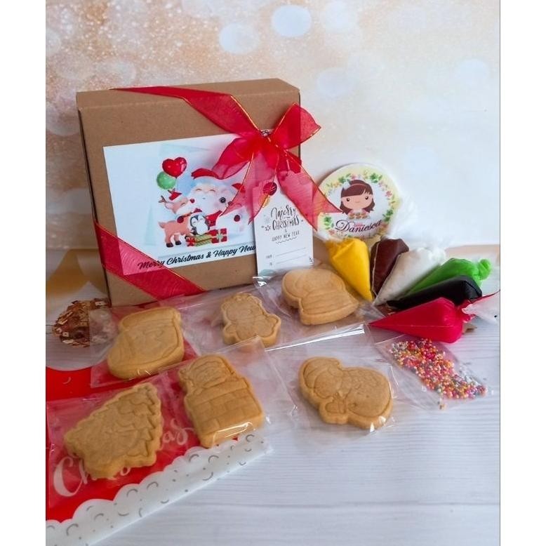 

{cookies} .DIY Cookies Tema Christmas decorating cookies mewarnai kue kering tema natal (ds bgr) TERLARIS