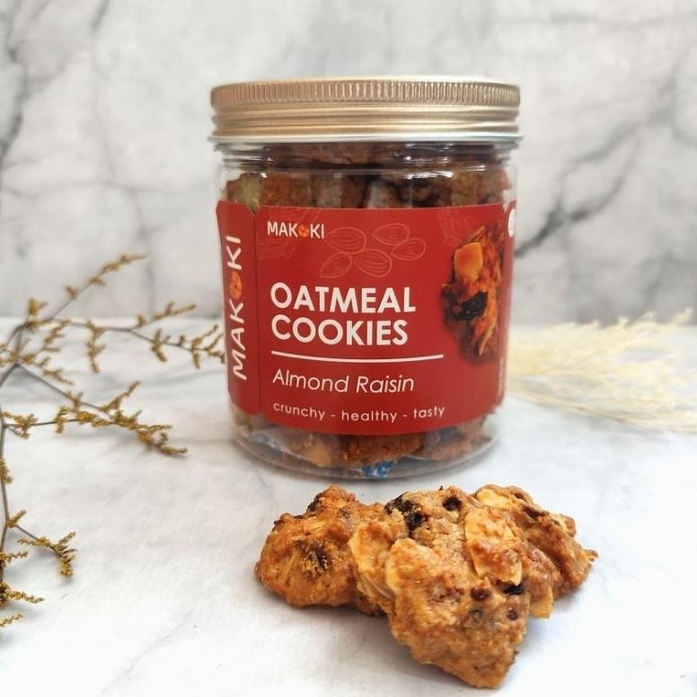 

{cookies} Almond raisin oatmeal cookies / almond kismis oat cookies full butter TERLARIS