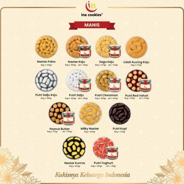 

{cookies} Ina Cookies Reguler PROMO (Grab/Gojek/ instant) TERLARIS