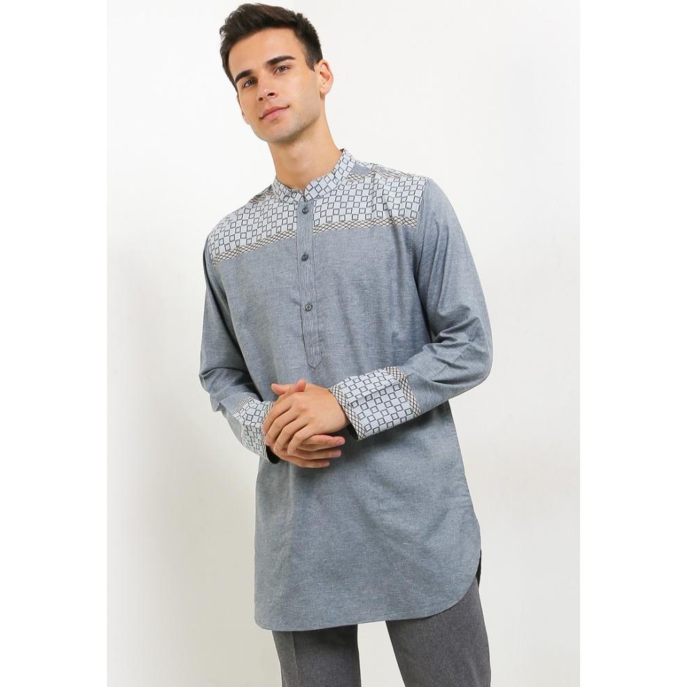 KEMEJA KOKO PIERRE GRUNO KEMEJA KOKO LENGAN PANJANG D222J06 MANDACANTIK64