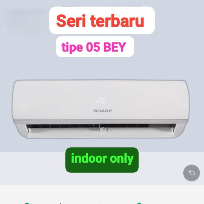 Ac Indoor Sharp 1/2 Pk 05Ucy