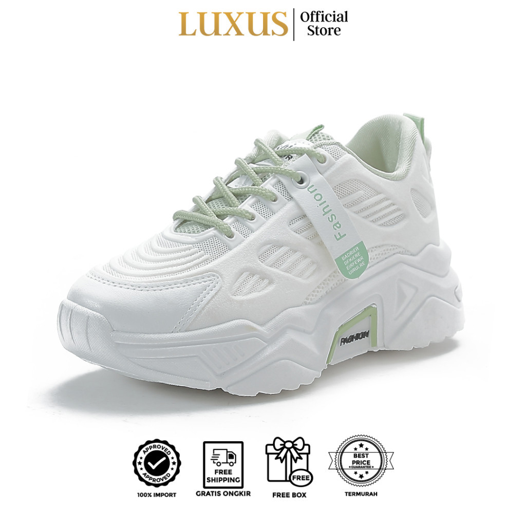 OLAHRAGA NEW STYLE // Luxus Momo Sepatu Sneakers Wanita - Lx2012