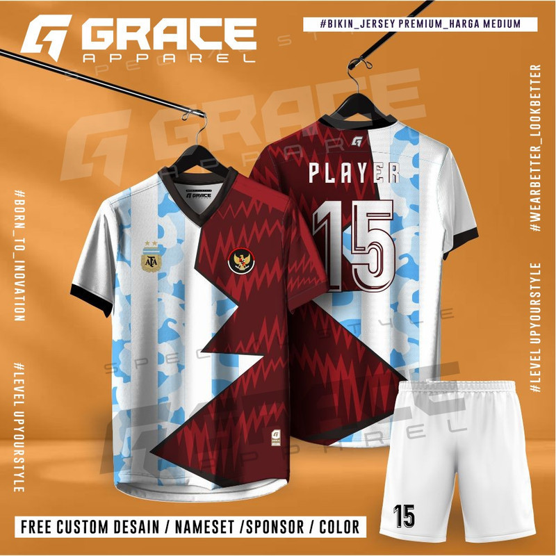 PREMIUM JERSEY FANTASI CLUB INTERNATIONAL PREMIUM JERSEY GARUDA INDONESIA