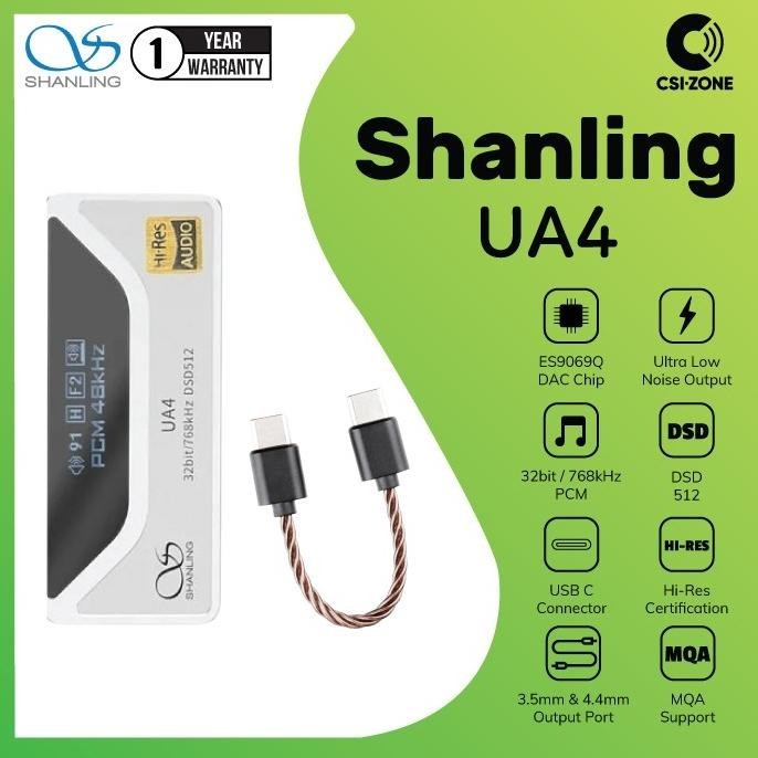 Shanling Ua4 Portable Usb Dac / Amplifier