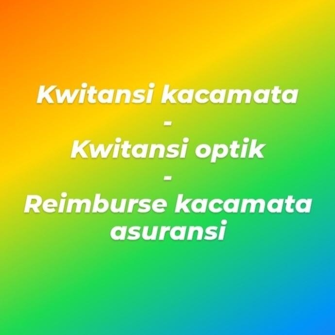 

NEW TERLARIS KUITANSI OPTIK PACKING BAGUS