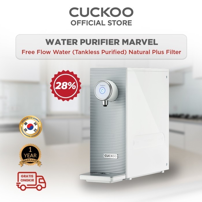 Cuckoo Marvel Pemurni Air Tanpa Tangki - Teknologi Nano Positive Filtration