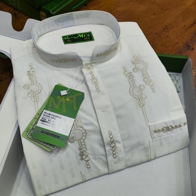 BAJU KOKO AL MIA JUMBO LENGAN PENDEK MADARAHDIAN12