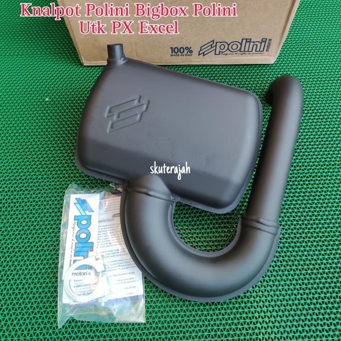 Knalpot Racing 150 Cc Bigbox Polini Italy Untuk Vespa Px Excel Dkk