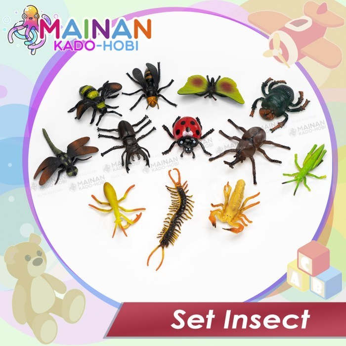 

1 SET KANTONG MAINAN ANAK MINIATUR HEWAN SERANGGA MYSTICAL INSECT