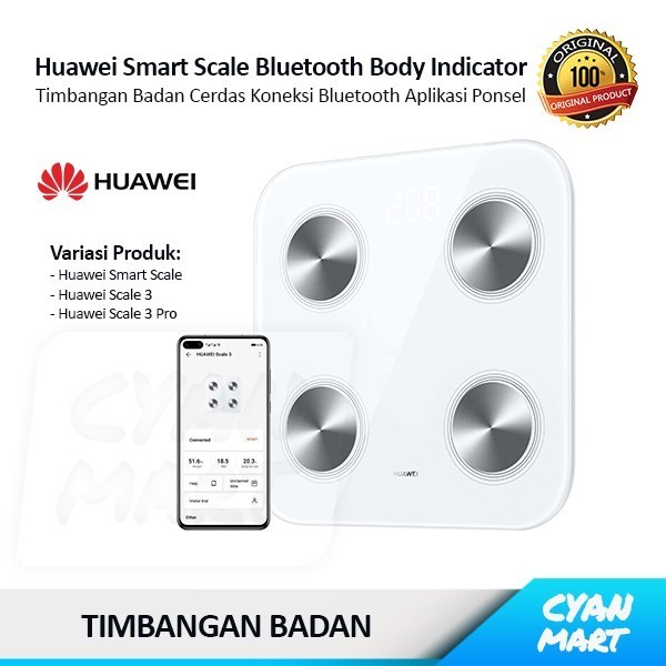 HUAWEI SMART BODY FAT SCALE SCALE TIMBANGAN BADAN BLUETOOTH ORIGINAL