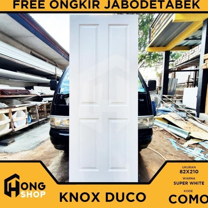 Pintu Geser / Sliding Knox Hdf Duco Glossy 82X210 Full Set Siap Pasang