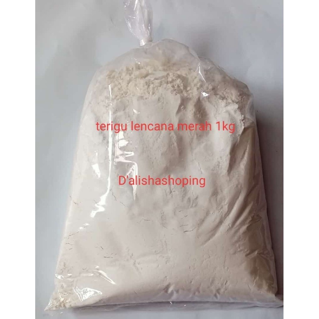 

Tepung Terigu Lencana Merah 1kg Curah