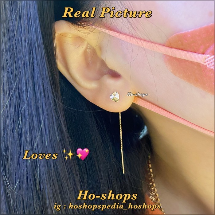 ANTING TARIK / SERUT MAS KUNING KADAR 700 ASLI EMAS