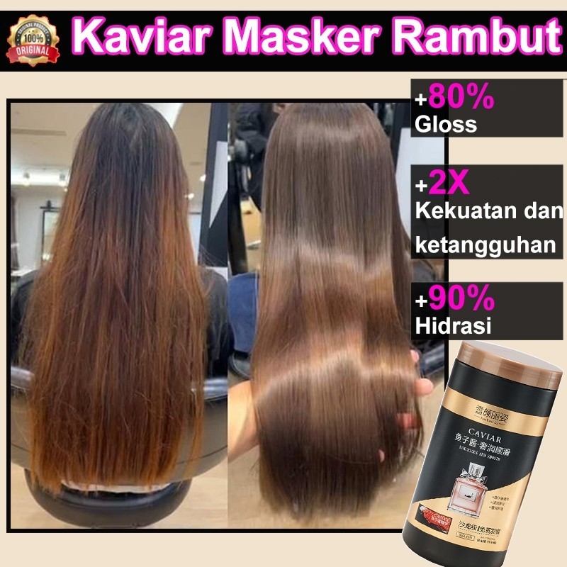 Kaviar Masker Rambut Keratin Hair Mask Keratin Hair Treatment Perawatan Rambut Keratin Hair