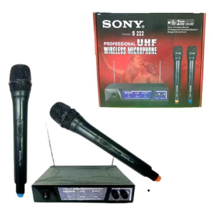 MIC WIRELESS SONY S-222 / S222 MICROPHONE WIRELESS HANDHELD