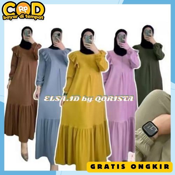 Pakaian Fashion Muslim Gamis Jubah Lebaran Terbaru Trend Modis Pakaian Muslim 2024 Remaja Cewek Dewa