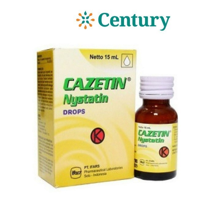 CAZETIN DROPS 15ML/ NYSTATIN/ CANDIDIASIS/ SARIAWAN