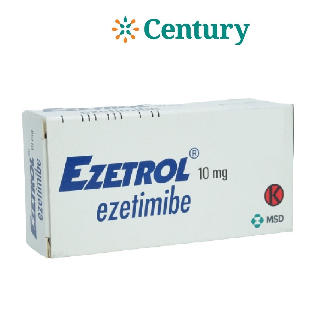 Ezetrol 10 Mg Tablet 1 strip isi 10 Tablet/ Obat Kolesterol