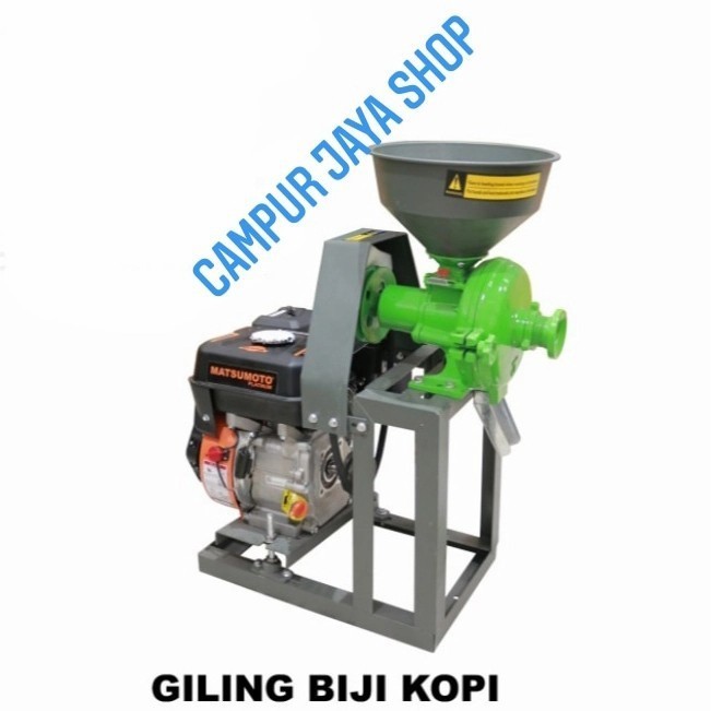 Mesin Penggiling Biji Kopi Beras Giling Grinder Machine Mahkota MGM150