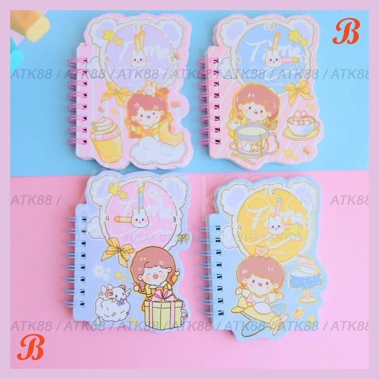 

| PGT | NOTEBOOK RING MINI A7 FULL COLOR ALL SERIES BUKU SAKU KARAKTER LUCU