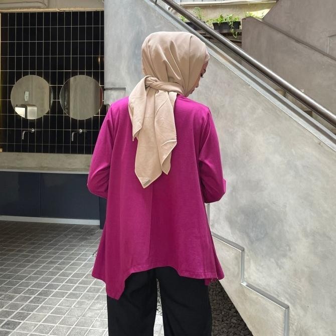 Agni Riu Tee Magenta - T-Shirt (Kaos) Wanita Magenta