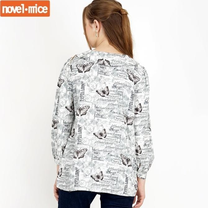 Novel Mice - Blouse Rayon Butterfly
