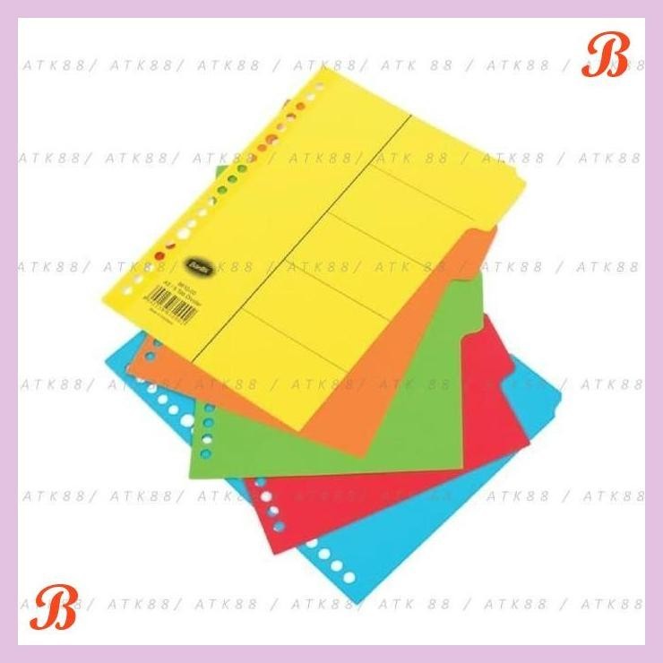 

| PGT | BANTEX CARDBOARD DIVIDER & INDEXES A5 (5 PAGES) #8610