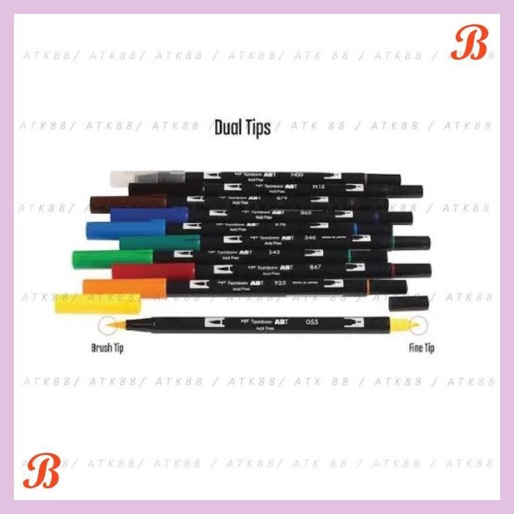 

| PGT | TOMBOW DUAL BRUSH PEN SET 10 - PRIMARY PALETTE