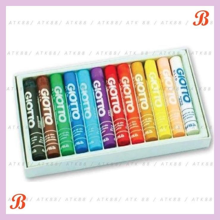 

| PGT | CRAYON PASTEL 12 WARNA OLIO GIOTTO