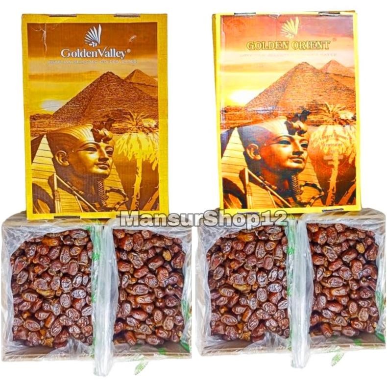 

Restock Lagiii!! Kurma Mesir Golden Valley / Golden Orient 1 Dos Isi 10 Kg