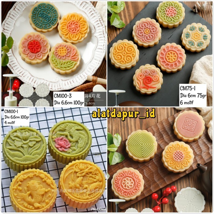 CETAKAN MOONCAKE / MOONCAKE MOLD / CETAKAN KUE BULAN 100GR