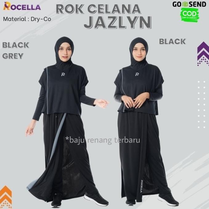 Rocella Jazlyn Rok Celana Olahraga Wanita Muslimah Panjang Syari