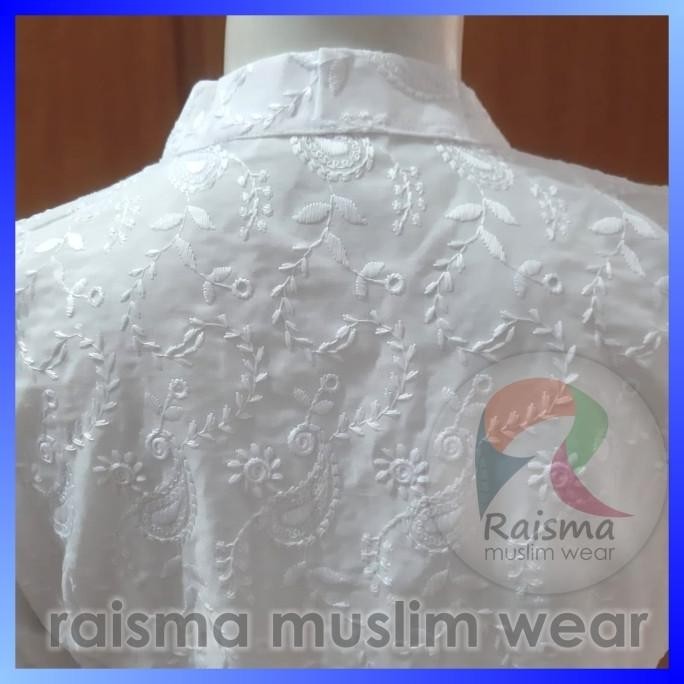 Setelan Syari Putih Gamis Syari Putih Set Jilbab