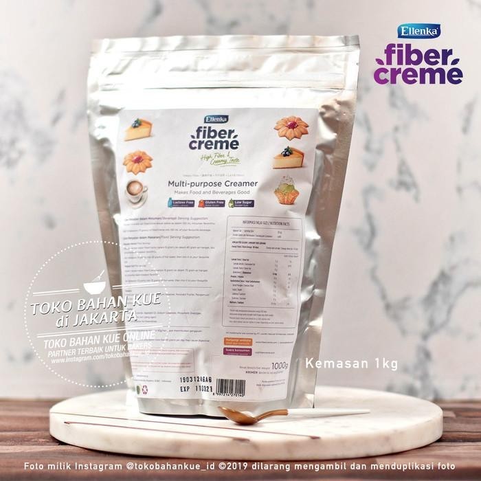 

Ellenka Fibercreme 1Kg Fiber Creme Creamer Santan Sehat Krimer Kreamer