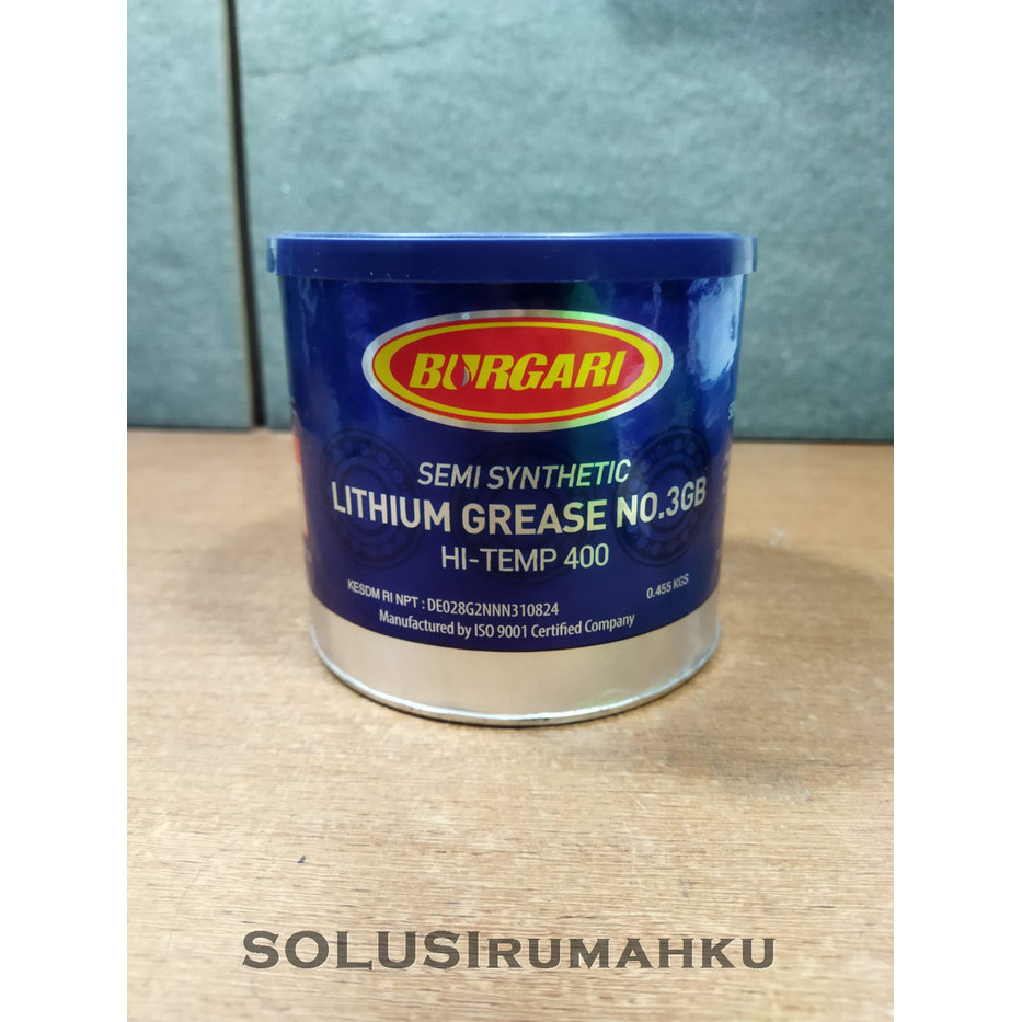 Ready BURGARI Stempet LITHIUM 500 Gram Hi-Temp Bening Tahan Panas