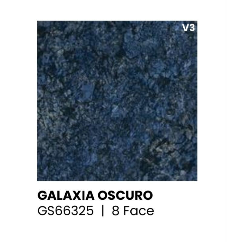 GRANIT GLOSSY GALAXIA OSCURO GS66325 UKURAN 60X60 BY SUNPOWER