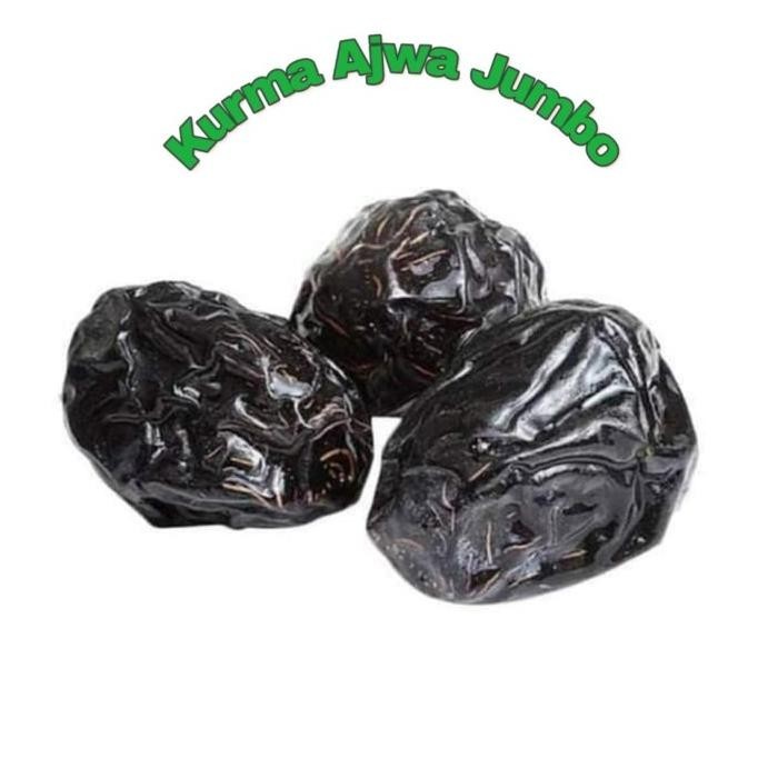 

KURMA AJWA JUMBO MADINAH/KURMA NABI ASLI ARAB 500grm GM