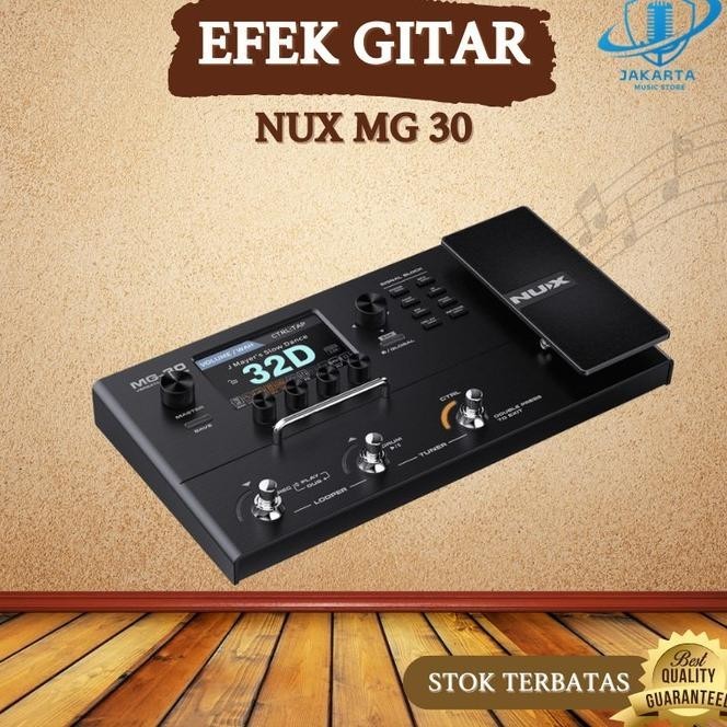 Efek Effect Gitar Elektrik Guitar Listrik Nux Mg 30 Mg30 Mg-30