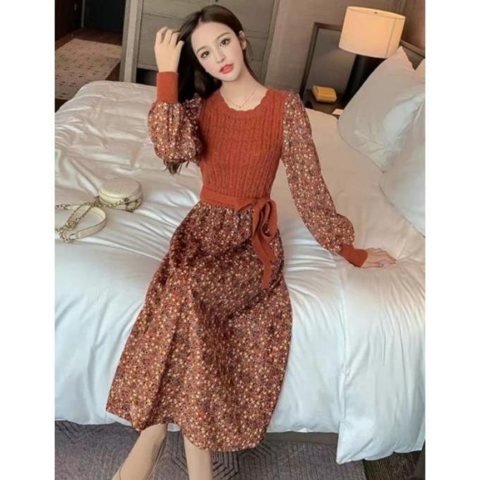 Broadway Style - Midi Maxi Long Dress Phylicia Gaun Panjang